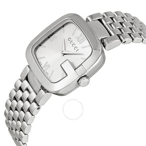 gucci watch silver women's with bling|stainless steel gucci ladies watches.